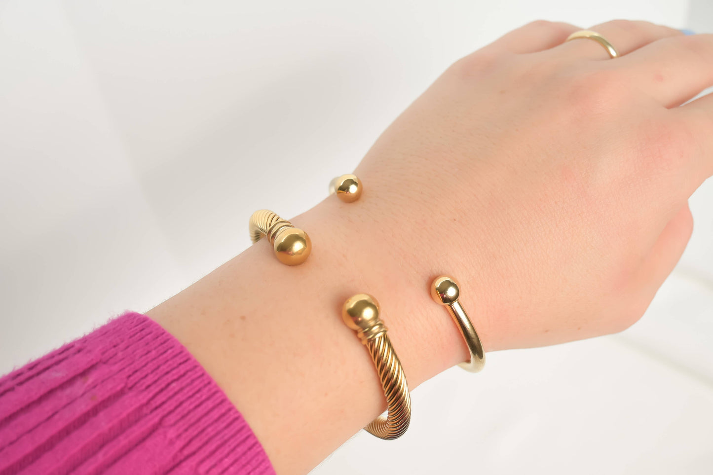 Bracelet manchette en or - Bold Cuffs