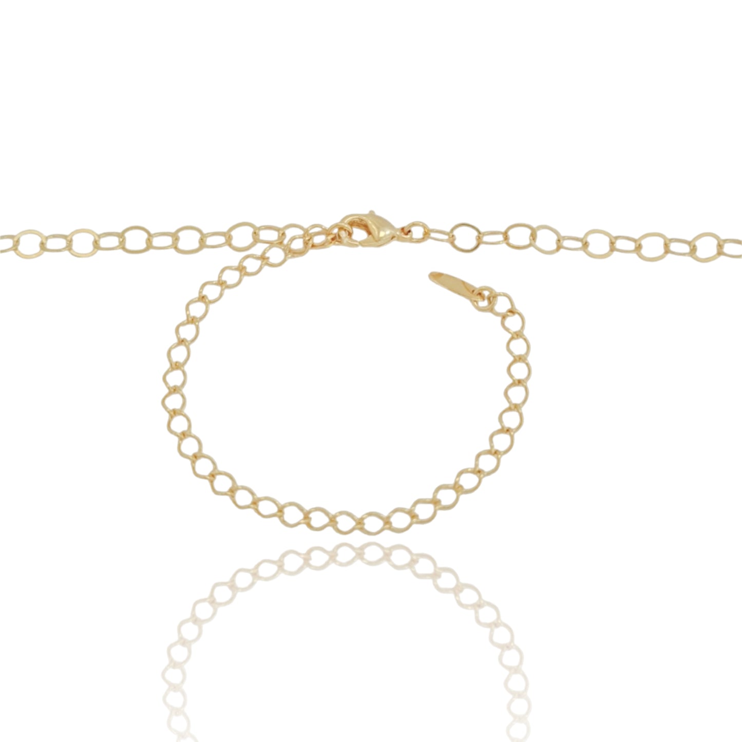 Linda |  Link Choker Circle Necklace