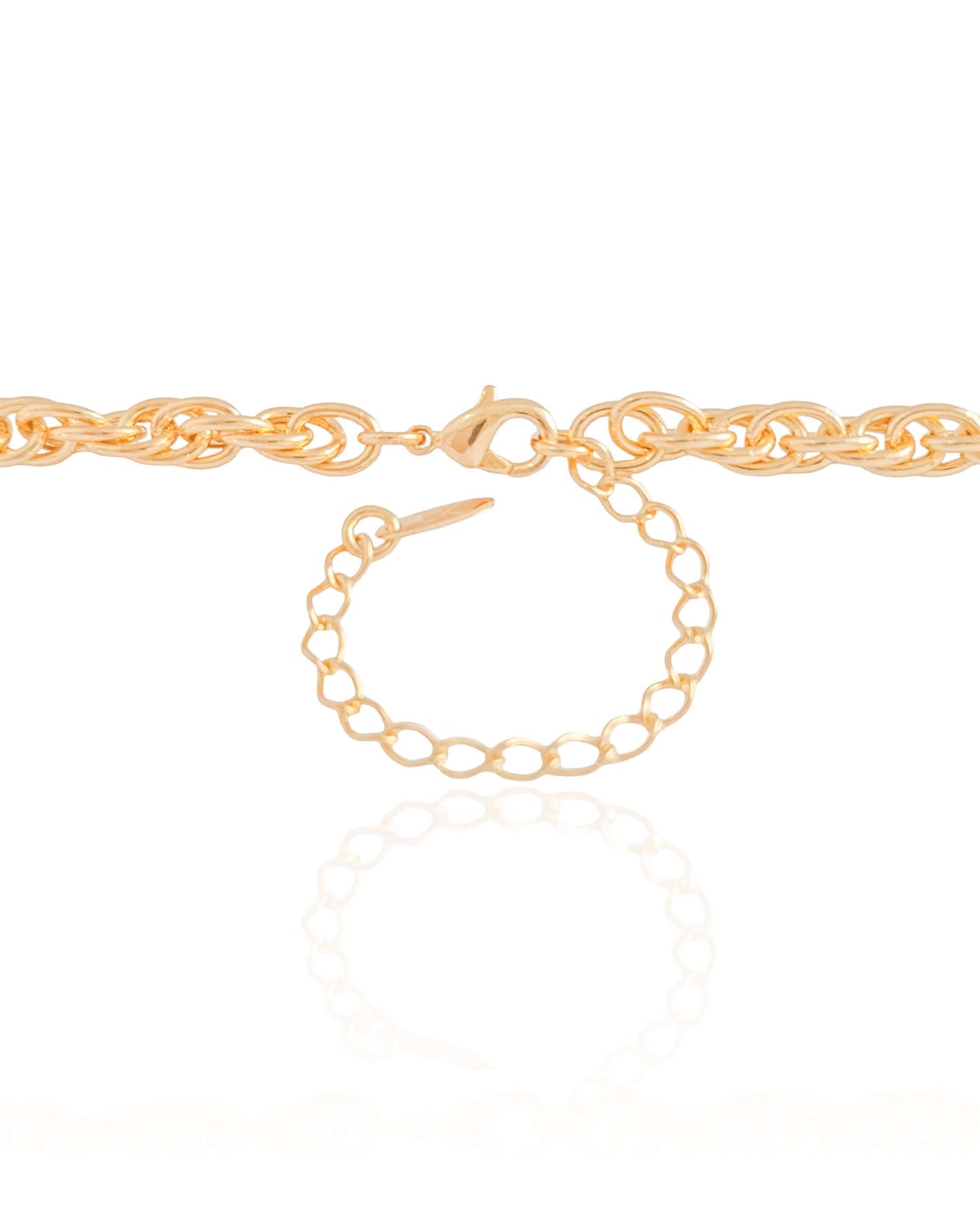 Paris |  Intertwined Link 18K Gold Necklace