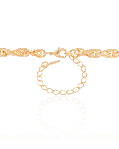 Paris |  Intertwined Link 18K Gold Necklace