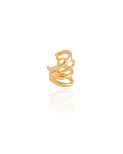 Aviara | Twisted and Plain  Earcuff