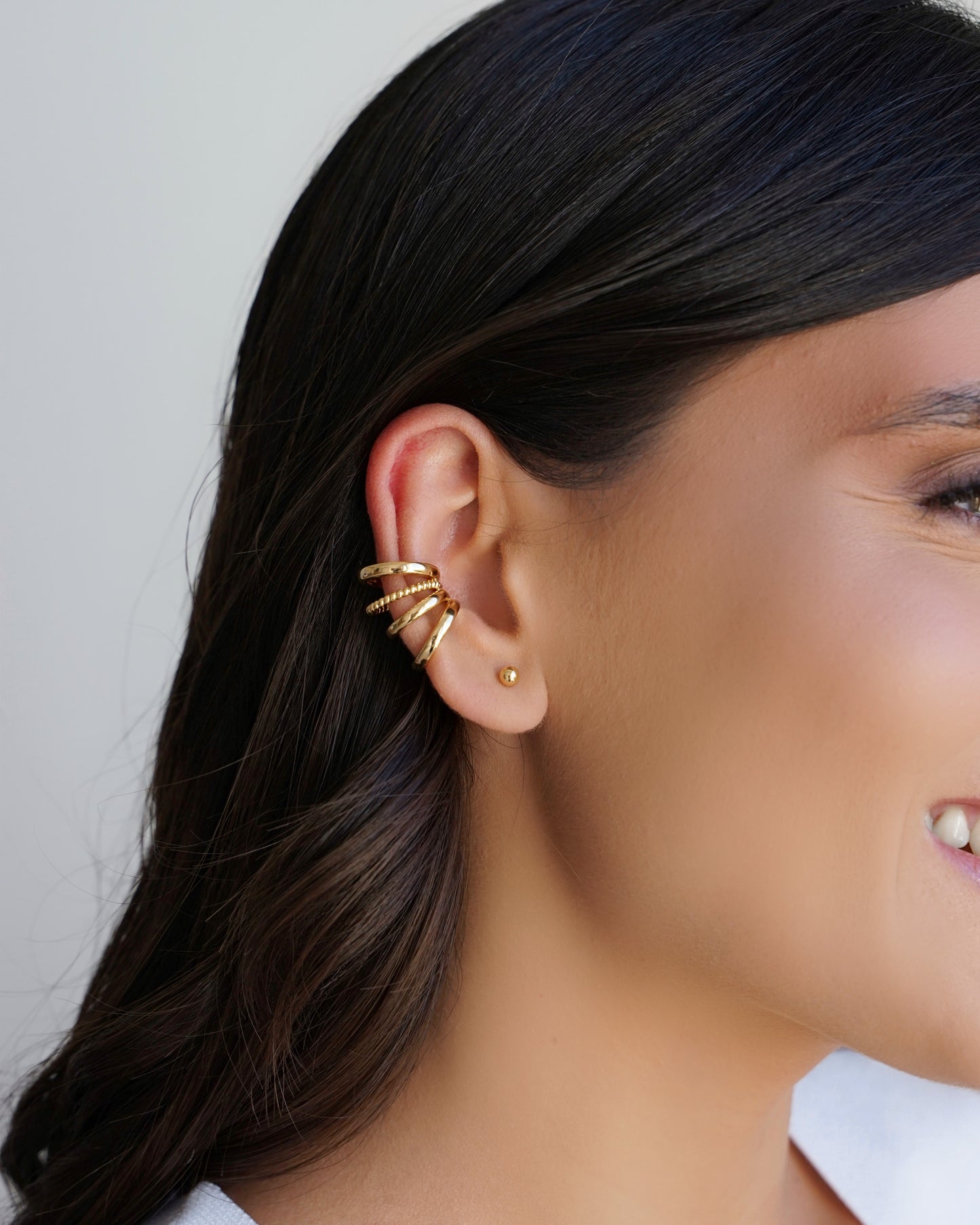 Aviara | Twisted and Plain  Earcuff