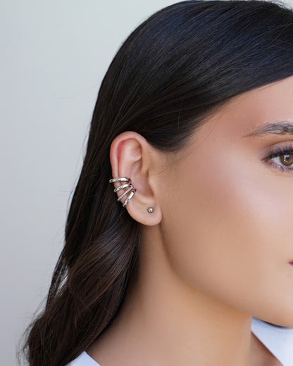 Aviara | Twisted and Plain  Earcuff