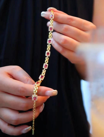 Verona Garnet Bracelet