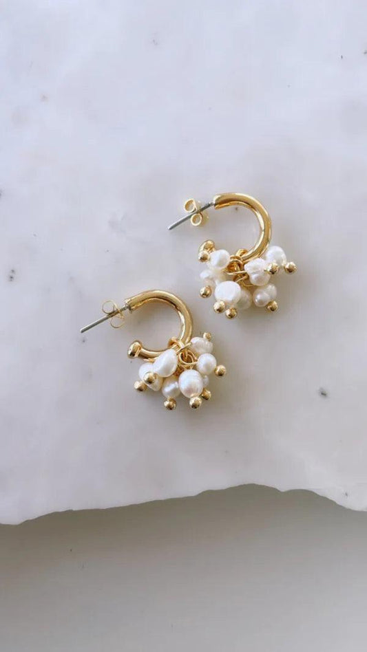 Carol Bolina | Seven Pearls Earring - Carol Stoppa Jewelry