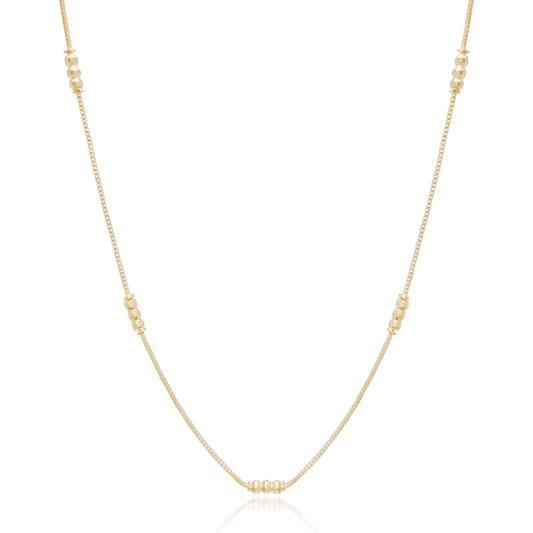 Carol Stoppa | Golden Beads Long Necklace - Carol Stoppa Jewelry