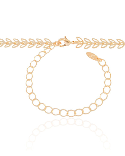 Carol Stoppa | Golden Leaves Choker - Carol Stoppa Jewelry