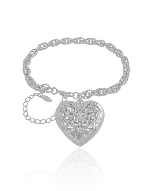 Carol Stoppa | Heartfelt Links Bracelet - Carol Stoppa Jewelry