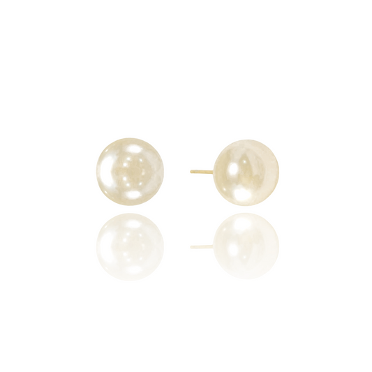 Carol Stoppa | Summer Pearl Stud 10mm - Carol Stoppa Jewelry