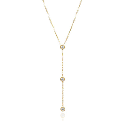 CATALINA LARIAT CHAIN NECKLACE - Carol Stoppa Jewelry