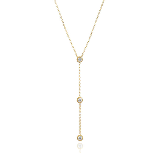 CATALINA LARIAT CHAIN NECKLACE - Carol Stoppa Jewelry